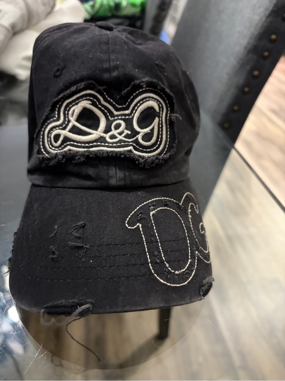 Y2K D&G 2000s Distressed Logo
Baseball Cap